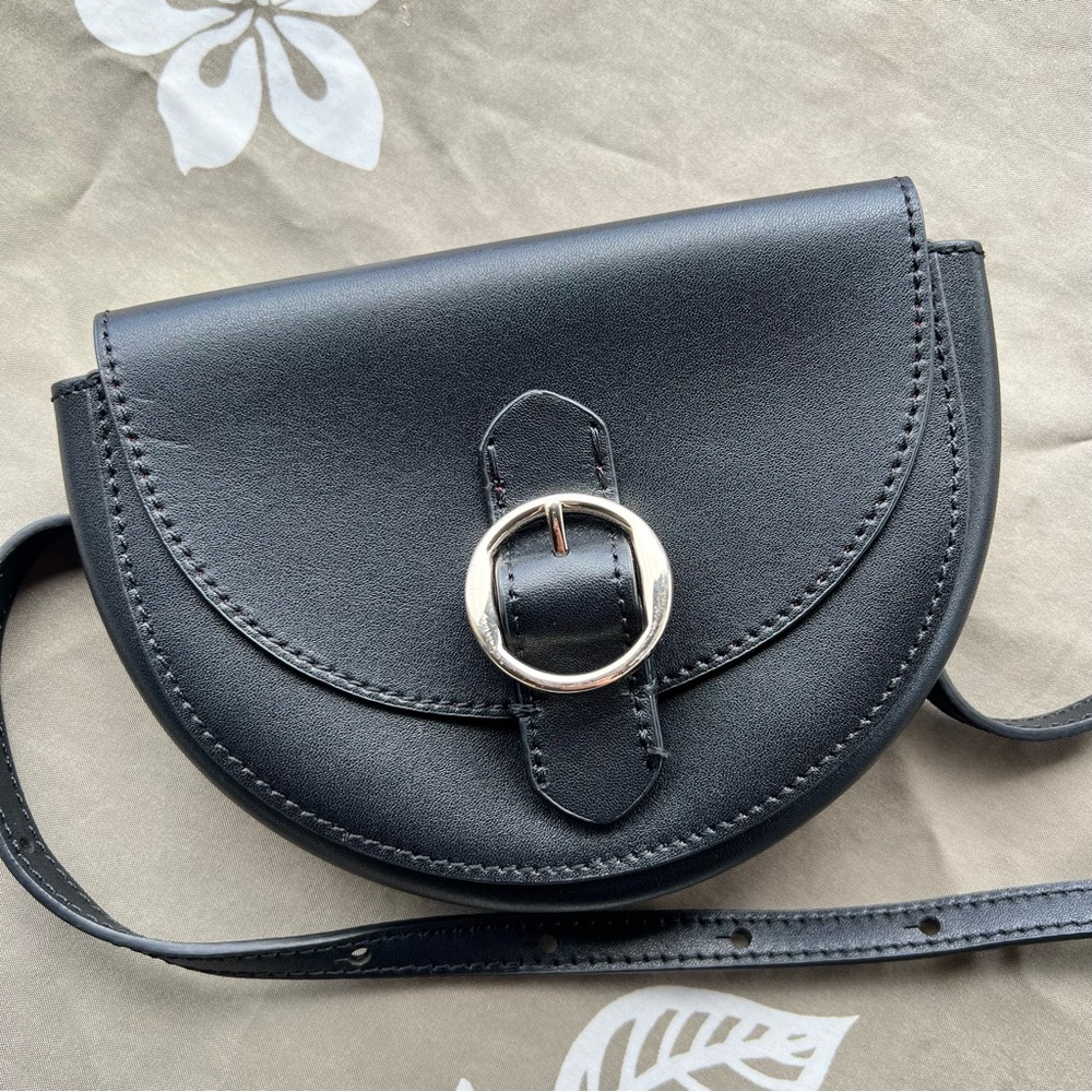 Banana Republic Mini Leather Crossbody/Belt Purse with Adjustable Strap